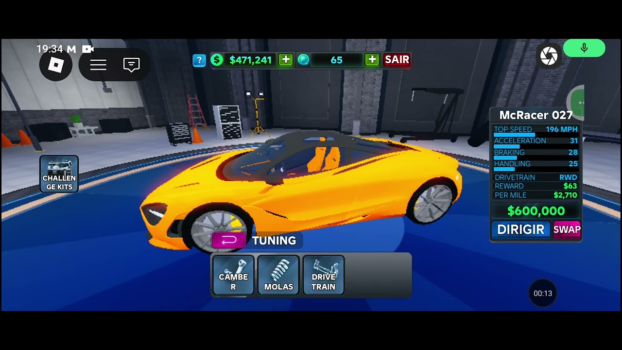 Como fazer Bang infinito de zeros para fazer drift