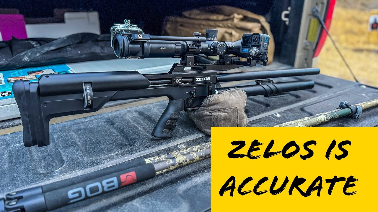 Umarex Zelos .22 на случайном расстоянии, найденный мной в лесу