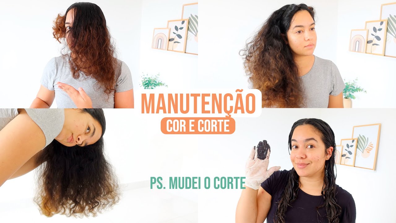Manutenção Cor e Corte Cabelo Cacheado e Ondulado - Mudei o formato do corte | Corte em camadas