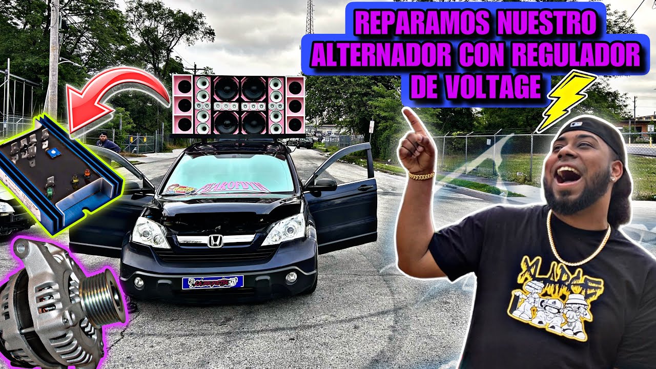 REPARAMOS NUESTRO ALTERNADOR A MI PROYECTO 2/15 CON REGULADOR DE VOLTAGE ⚡️💨