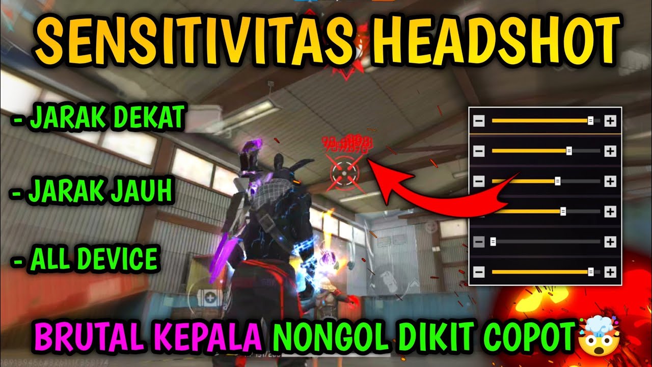 100% HEADSHOT | SENSITIVITAS HEADSHOT TERBARU SETELAH UPDATE 2025 || WORK BRUTAL PARAH AIMNYA MERAH😱