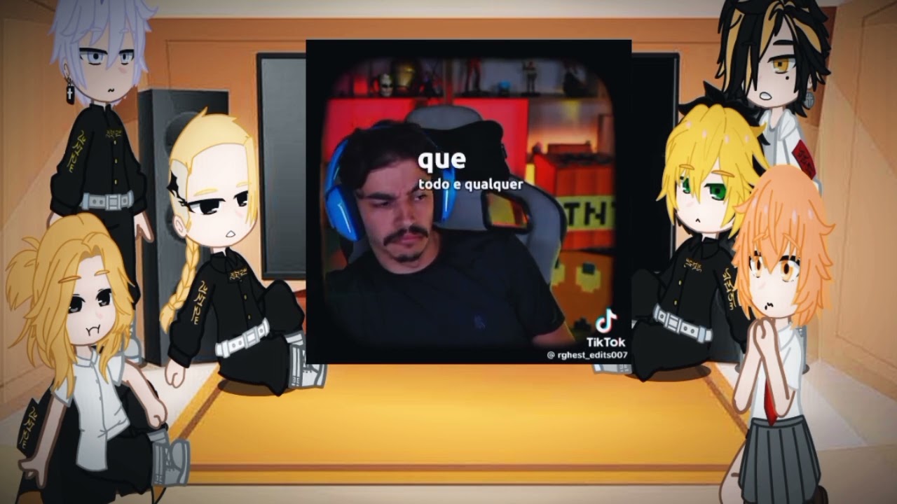 Tokyo revengers react to takemichi as videos da minha for you 