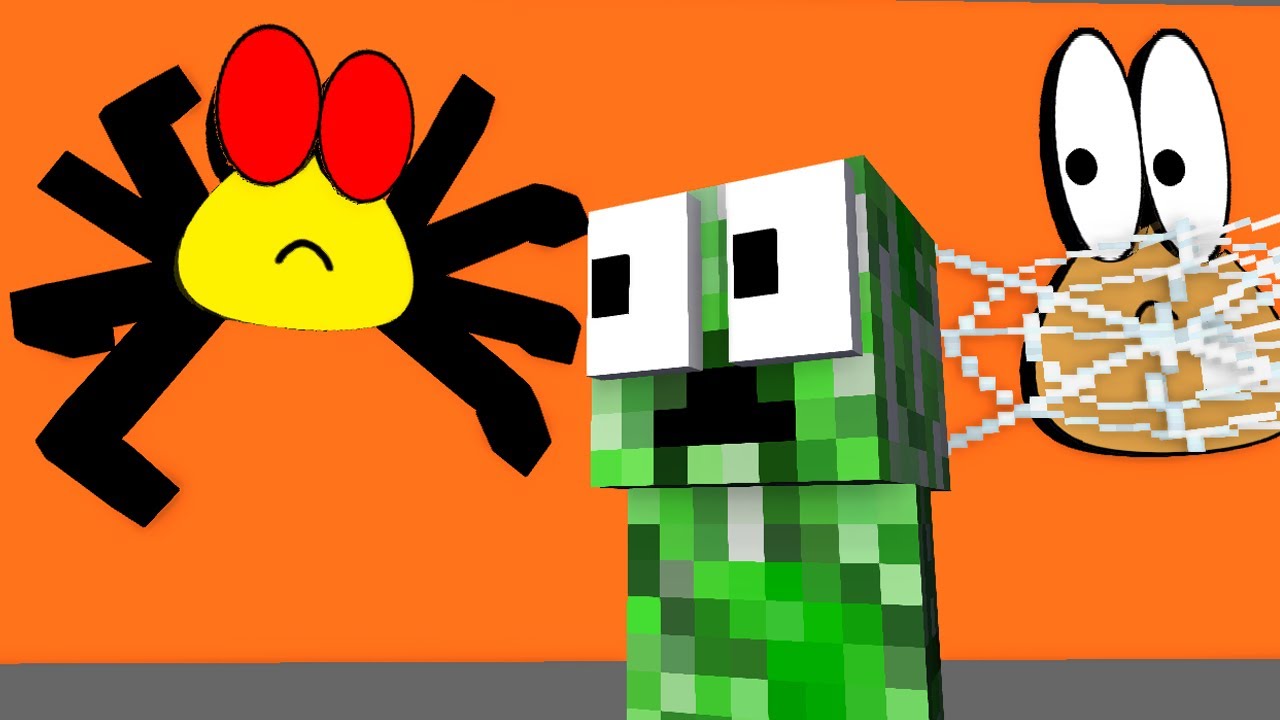 Minecraft Mobs : POU & POULINA - Minecraft Animation