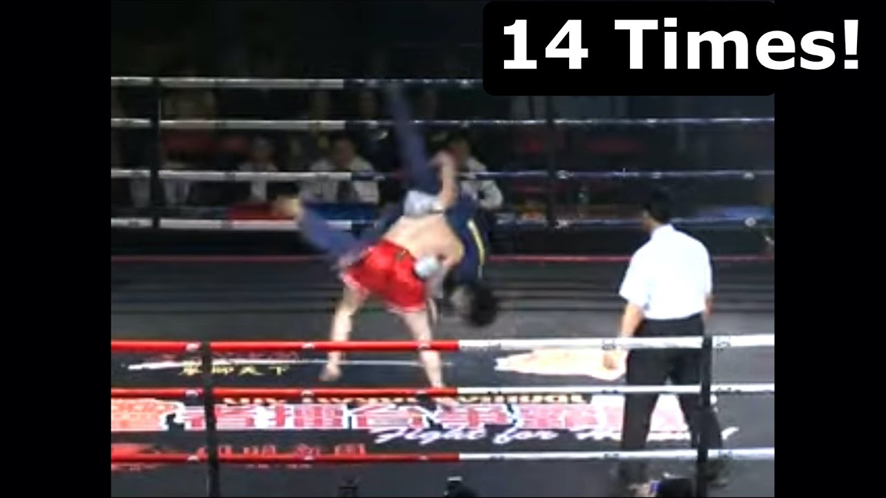 Sanda Guy Throws Taekwondo 14 TIMES!