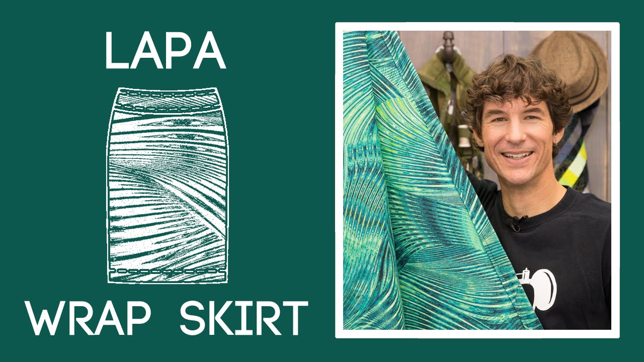 Lapa: юбка с лёгким запахом и поясом