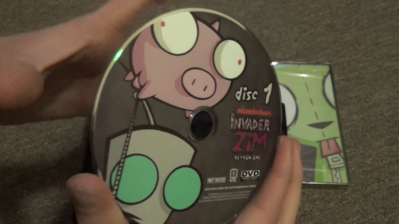 Invader Zim Seasons One and Two (The Complete Series) DVD Unboxing from Amazon