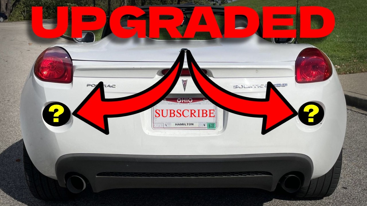 Pontiac Solstice Rear Bumper Reflector Upgrade (GTINTHEBOX)
