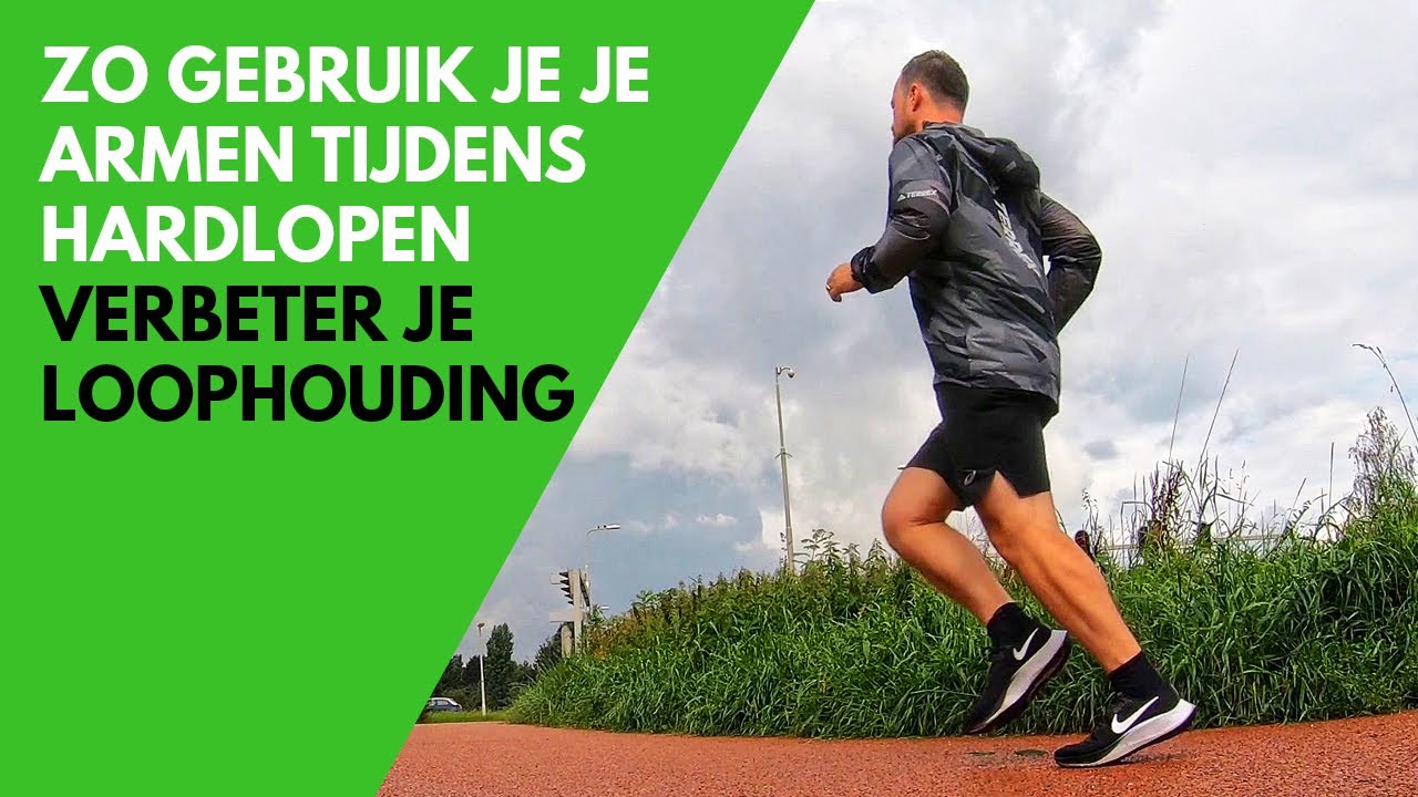 Zo gebruik je je armen tijdens hardlopen