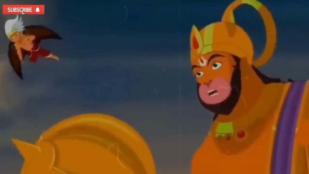 Hanuman Ji Lanka ko Bharat se kaise alag karte Hain cartoon short video Bharat se aise Hui Lanka dur