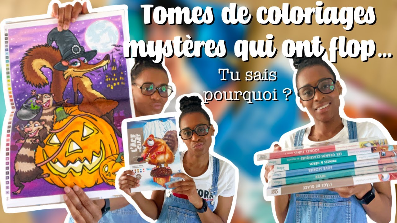 Les tomes de coloriages mystères qui ont flop peu après leur sortie 😕