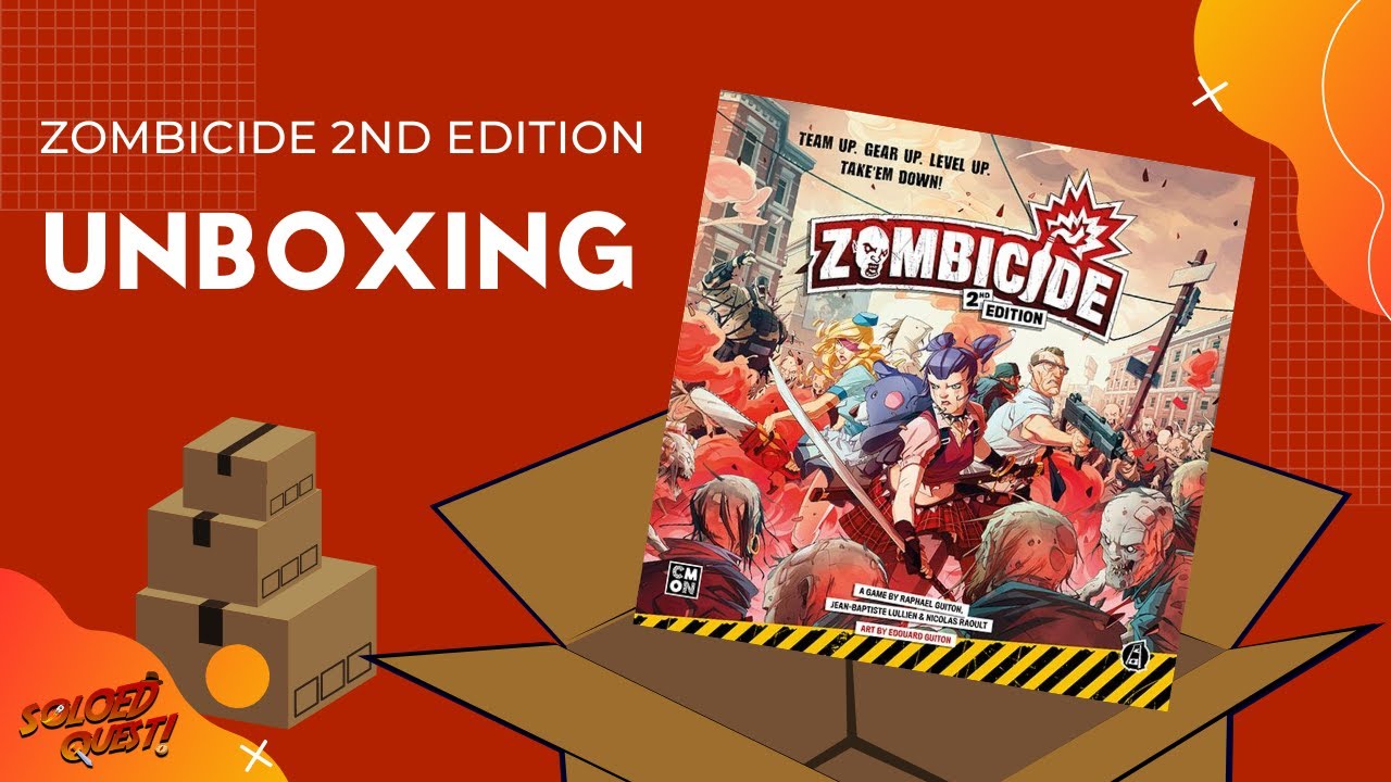 Unboxing Zombicide 2nd Edition and all Expansions