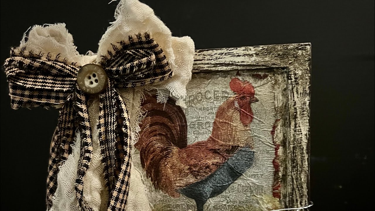 How to make a cute rooster decor
