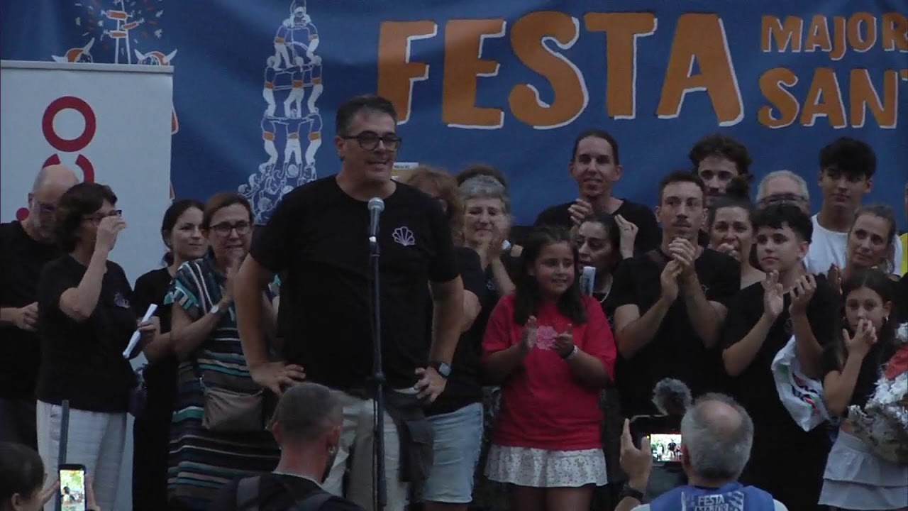 Festa Major de Sants 2025 - Lliurament de premis del Concurs de guarniment de carrers (25/8/2025)