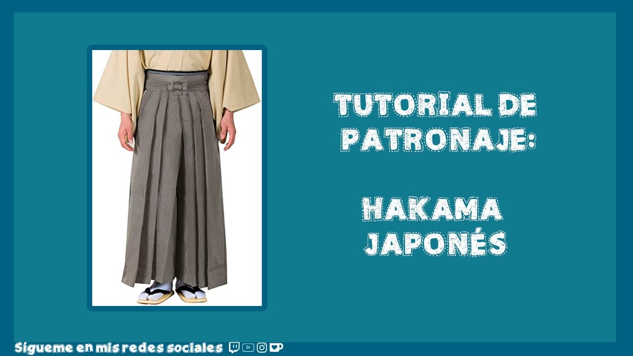 Tutorial de patronaje: Hakama Japonés