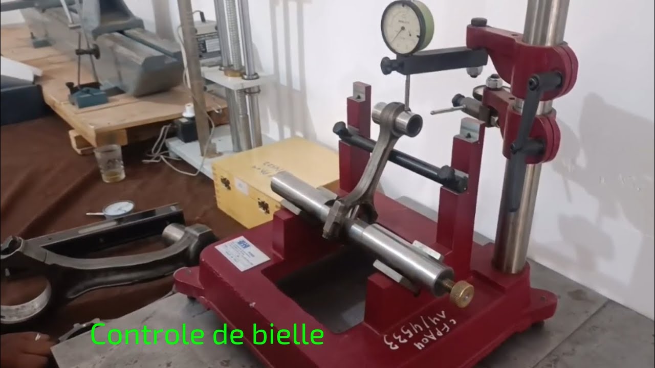 Controle de bielle / équilibreur de bielle #mechanic #ميكانيك