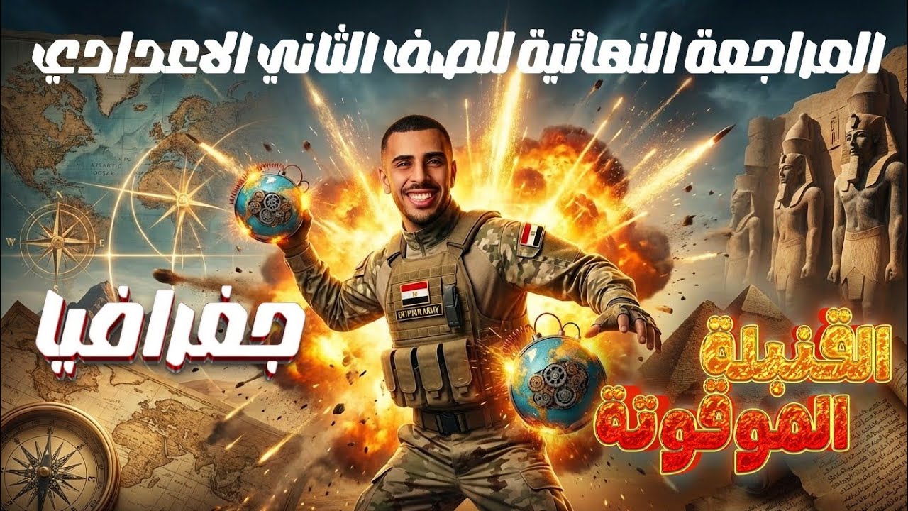 مراجعة القنبلة جغرافيا ابطال تانيه اعدادي | القنبلة الموقوتة 💣
