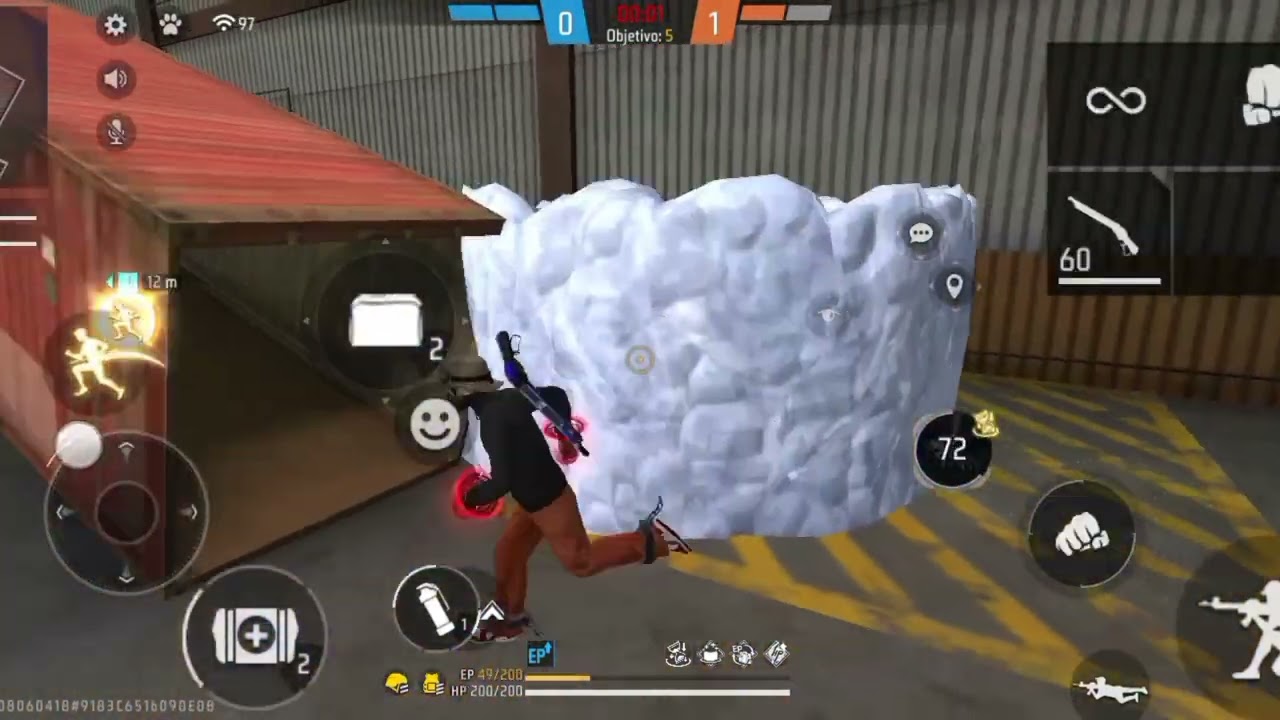 JUGANDO LOBO SOLITARIO PERO SOLO VALEN AMARILLOS //FREE FIRE 