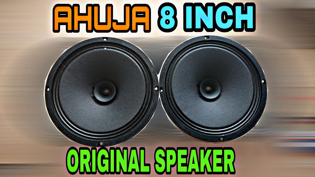 AHUJA SK-8FRX PA SPEAKER UNBOXING & REVIEW