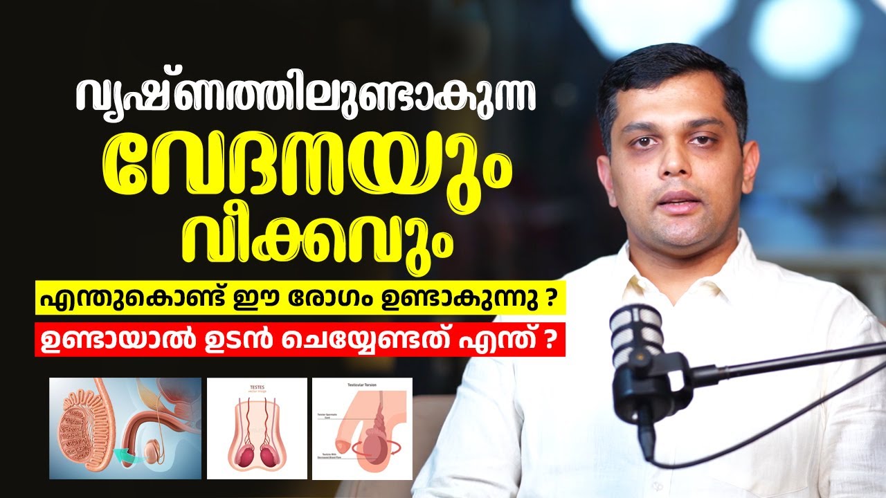 വൃഷണത്തിലുണ്ടാകുന്ന വേദനയും വീക്കവും| Testicular Malayalam