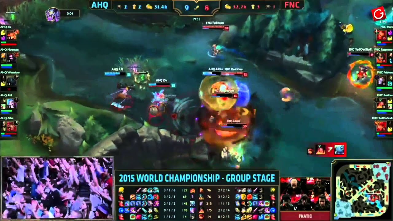 【2015世界賽小組賽】B組 AHQ vs FNC W1D3#6 精華片段 Highlights