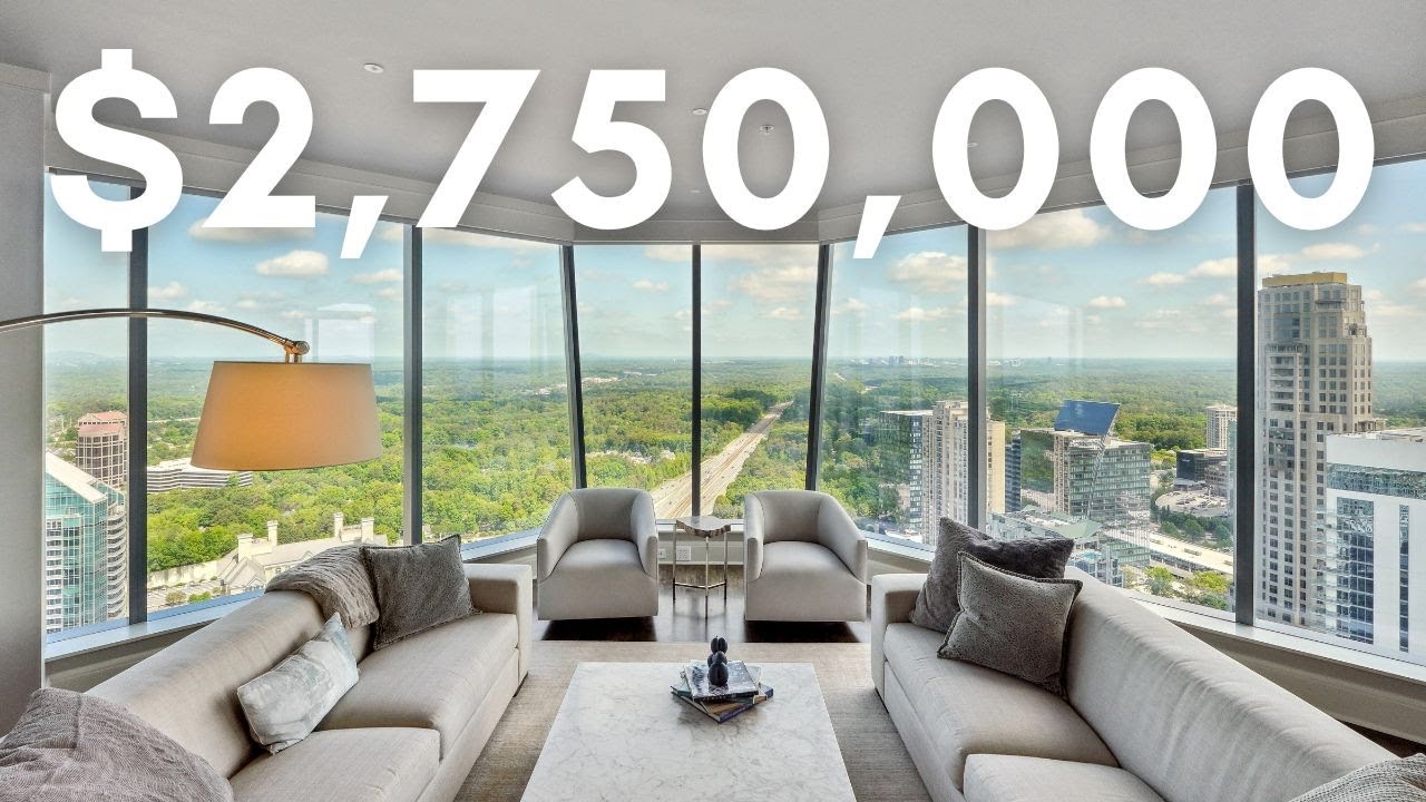 Touring a Luxury Penthouse with INSANE City Views | Atlanta, Georgia