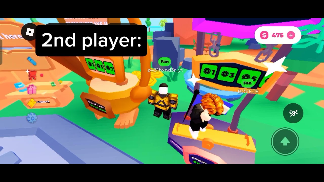 Donating to 5 players 1 robux (I'm broke now but helped them)