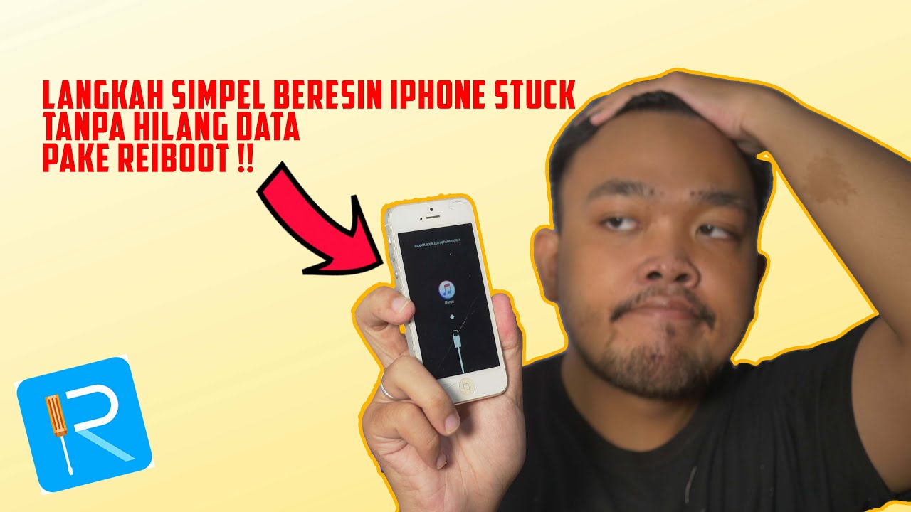 CARA MENGATASI IPHONE STUCK DI LOGO ITUNES / APPLE --- TENORSHARE REIBOOT 100% WORK [2022 updated]