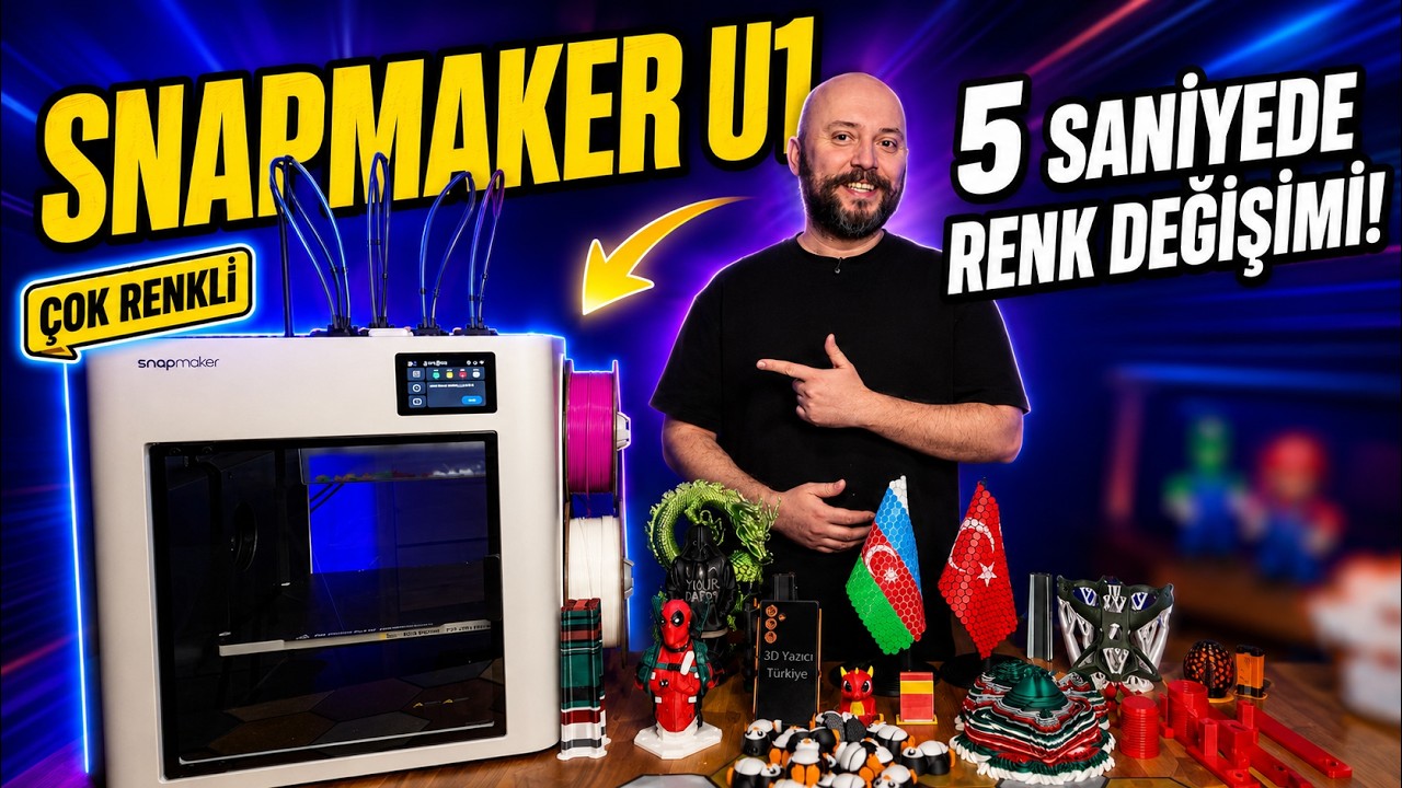 Filament İsrafına SON!  Snapmaker U1 İnceleme