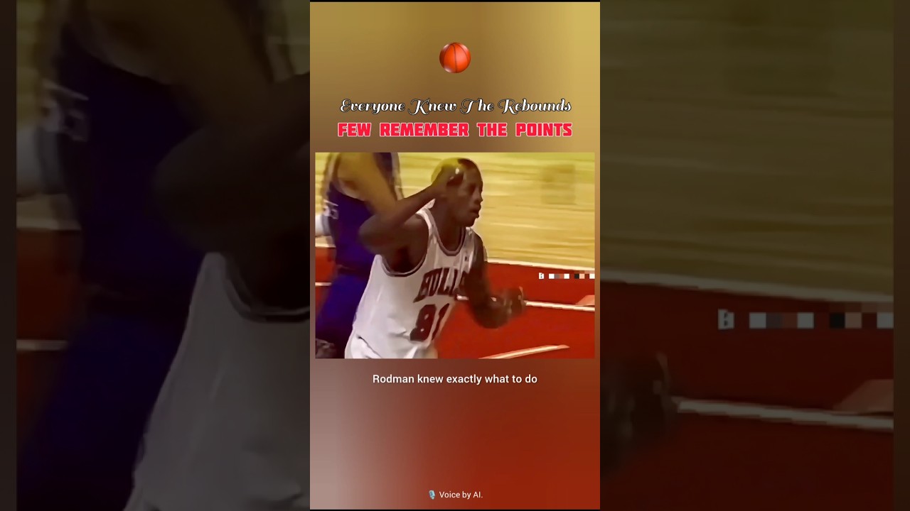 Dennis Rodman's Forgotten Scoring Ability | Everyone Remembers The Rebounds