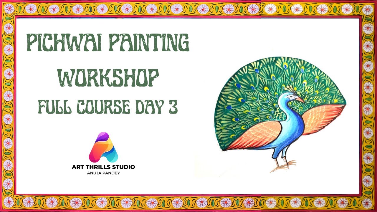 Pichwai Painting Live Tutorial: Day 3