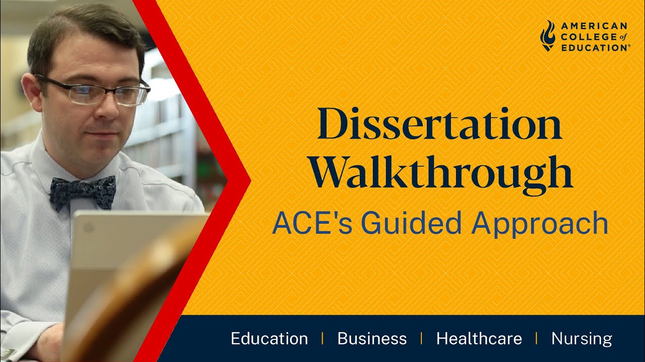 How You Complete Your Dissertation at American College of Education