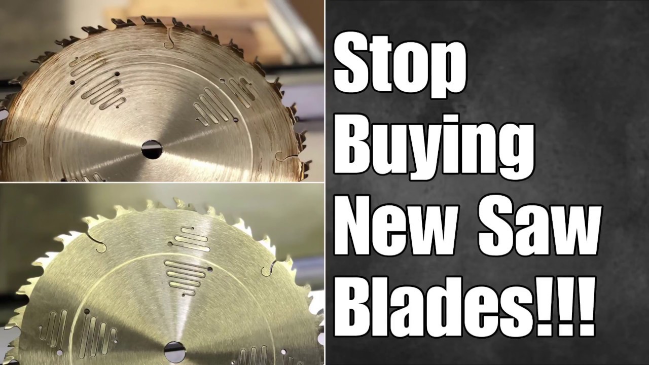 STOP BUYING NEW SAW BLADES!!! How To Clean a Saw Blade—How To Stop Table Saw Blade From Burning