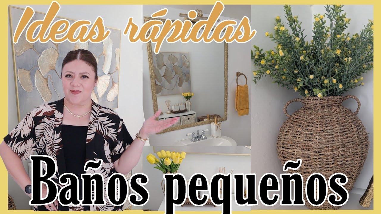 Baño pequeño-Ideas rapidas para baños pequeños