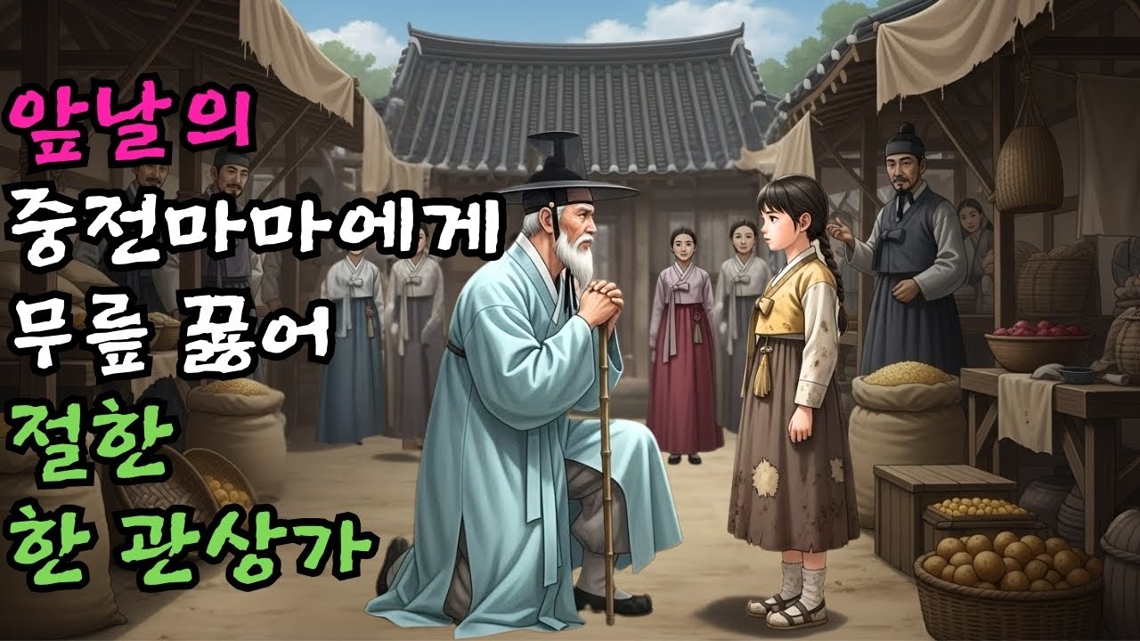 젊은 거지 여인을 향해 머리를 조아린 한 점쟁이 | 야담·민담·전설·설화·옛날이야기·청춘야담