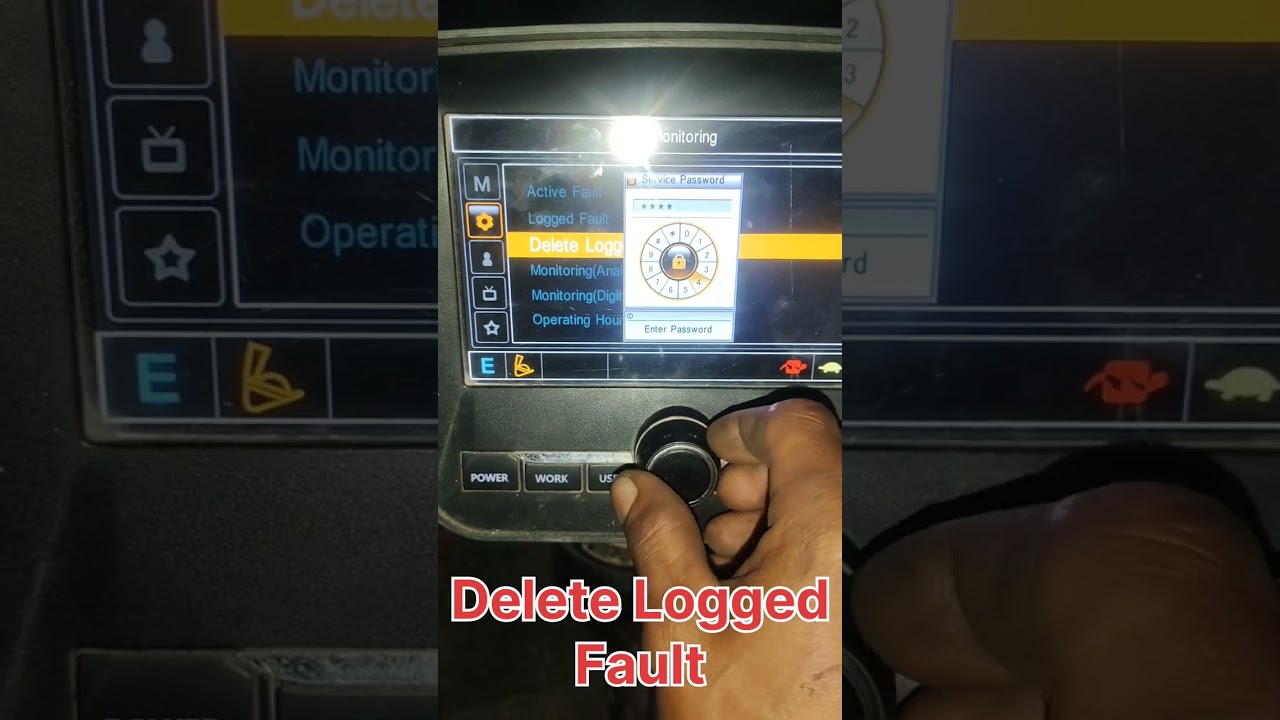 HUYNDAI EXCAVATOR ( Monitor Password)