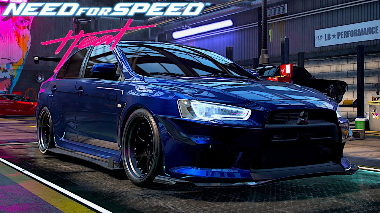 Need for speed heat (NFSH) - Mitsubishi Lancer Evolution x  Customization and Gameplay