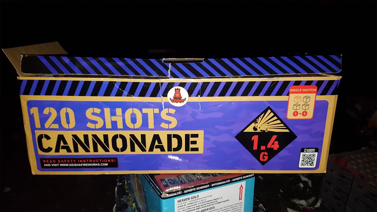 Geisha 120 Shots Cannonade