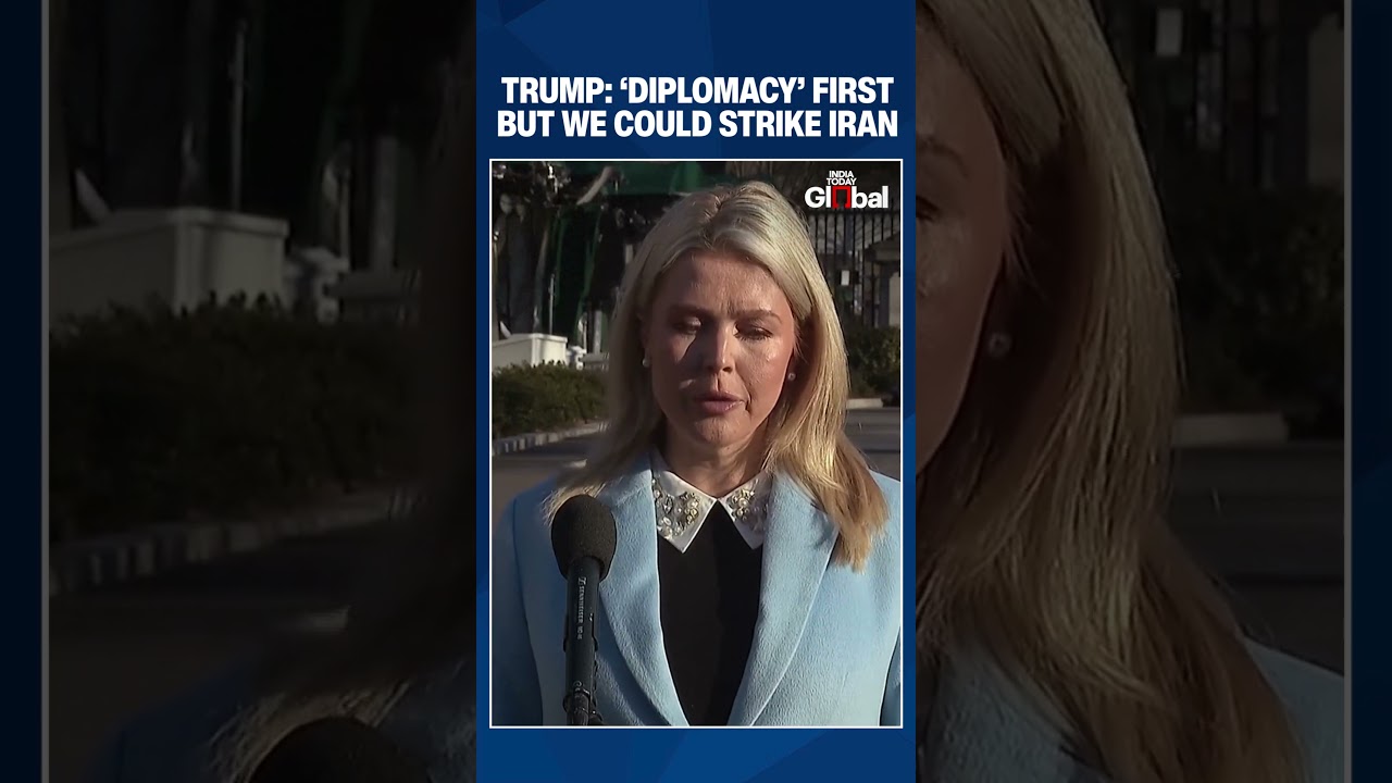 Trump Says Diplomacy Is First Choice But Warns Military Action Remains On Table | #shorts