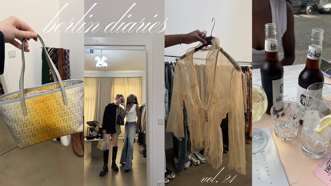 APRIL IN BERLIN VLOG | secret thrift shops, best pizza in town, the cutest bar nights, sunny days