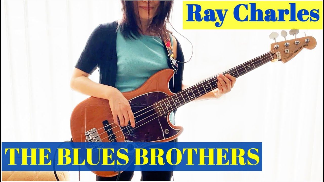 Shake a Tail Feather- Ray Charles The Blues Brothers Bass Cover [Donald Duck  Dunn] ムスタングベース