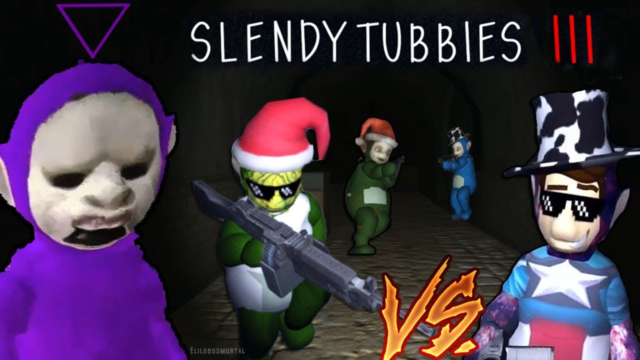 GUERRA DE TELETUBBIES contra Todos! - Slendytubbies 3 Deathmatch con Amigos! (Funny Moments)