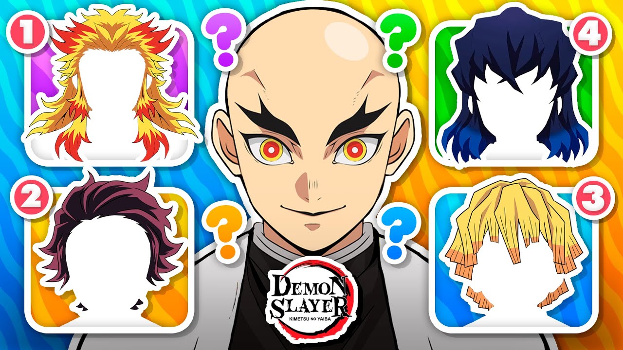 МОЖЕШЬ УГАДАТЬ ВОЛОСЫ? ⚔️👺 Demon Slayer / Kimetsu no Yaiba Season 3 🐗✨
