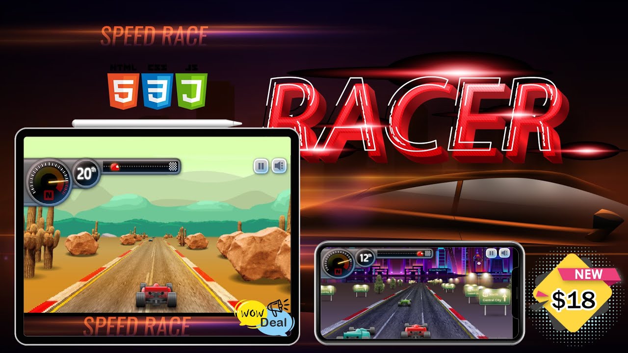 Car Racer HTML5 Games