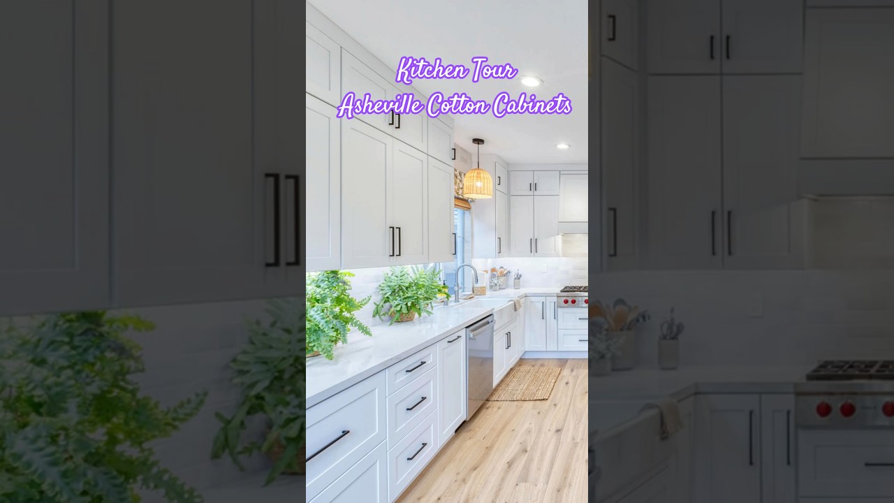 Beautiful Modern Kitchen Design with White Cabinets