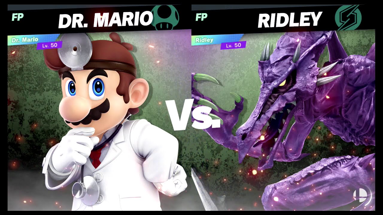 Super Smash Bros Ultimate Amiibo Fights – 3pm Poll Dr Mario vs Ridley