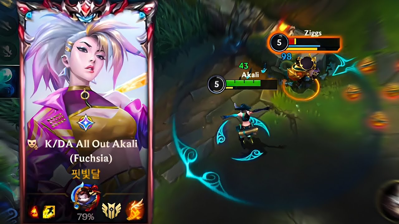 AKALI MOST RARE CHROMA INSANE BUILD COMBOS WILD RIFT