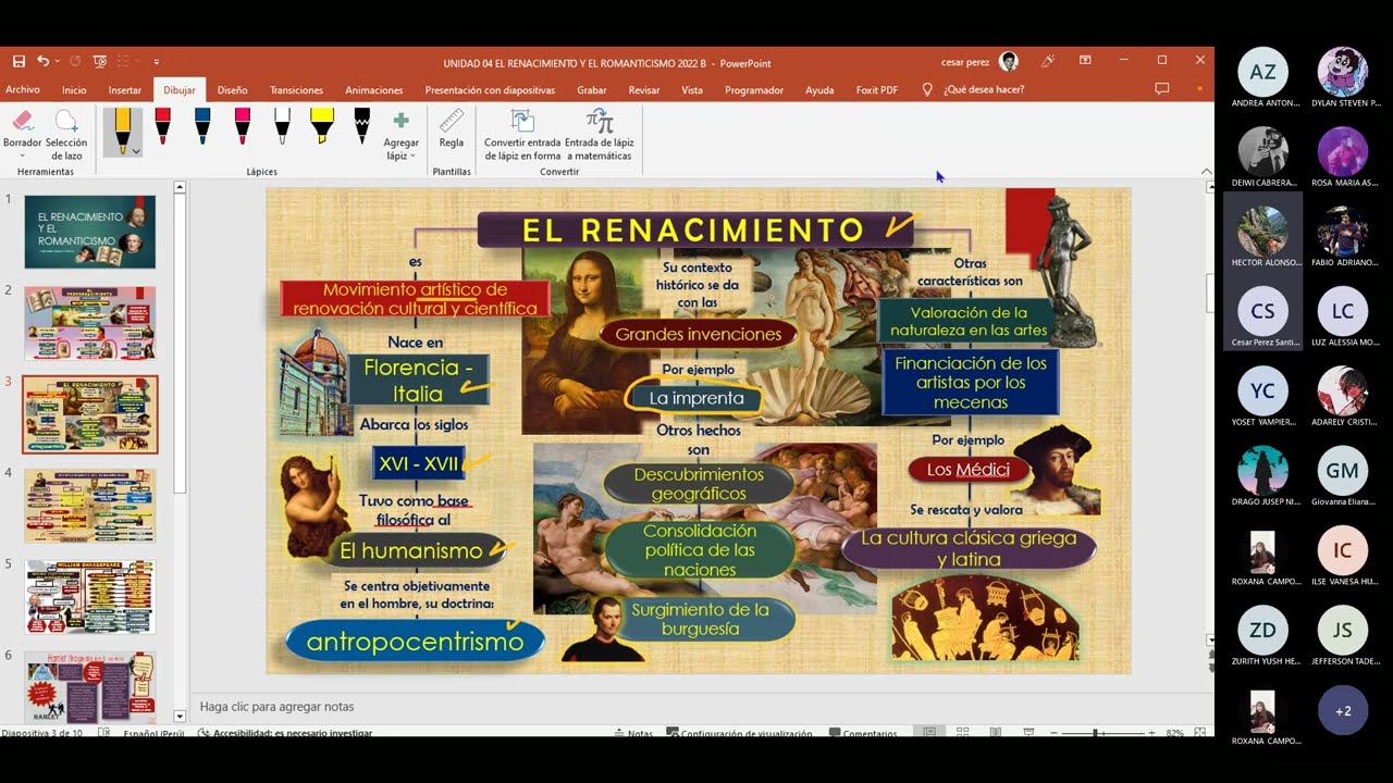 LITERATURA 4/ Renacimiento y Romanticismo/ CEPREVI UNFV