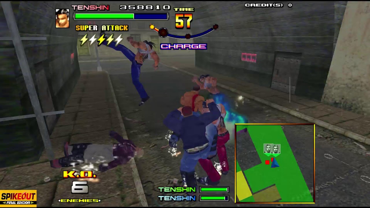 spike out 全禁mode (Cyrus, Yin, Steven) 3 x Tenshin