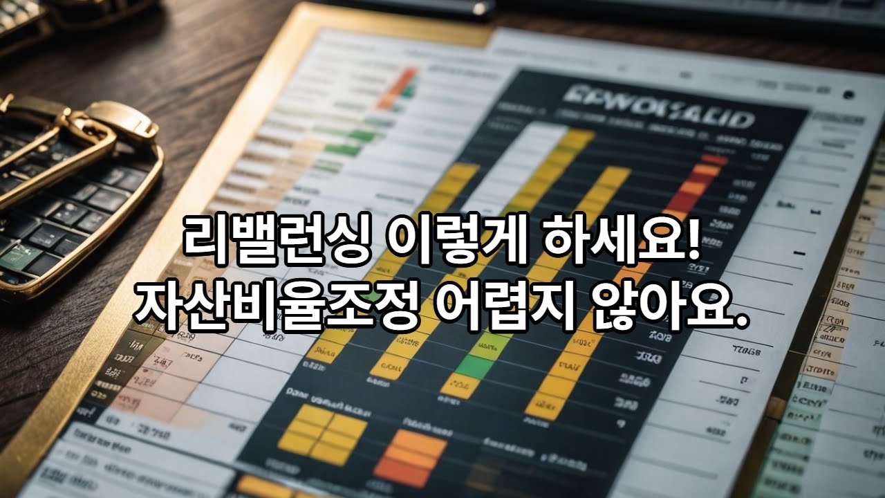 리밸런싱 전략으로 자산 지키는 법! 인플레 시대 필수 투자 팁