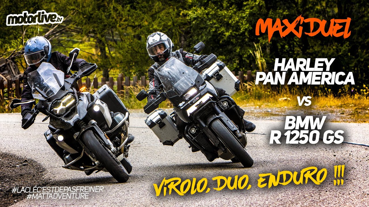 HARLEY PAN AMERICA vs BMW R 1250 GS - PART 2 l DUEL MOTORLIVE